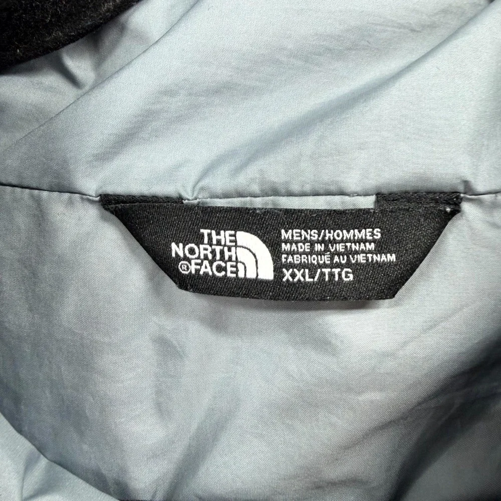 The North‎ Face Insulated Bombay Puffer Jacket Mens XXL Silver Waterproof Zip Up